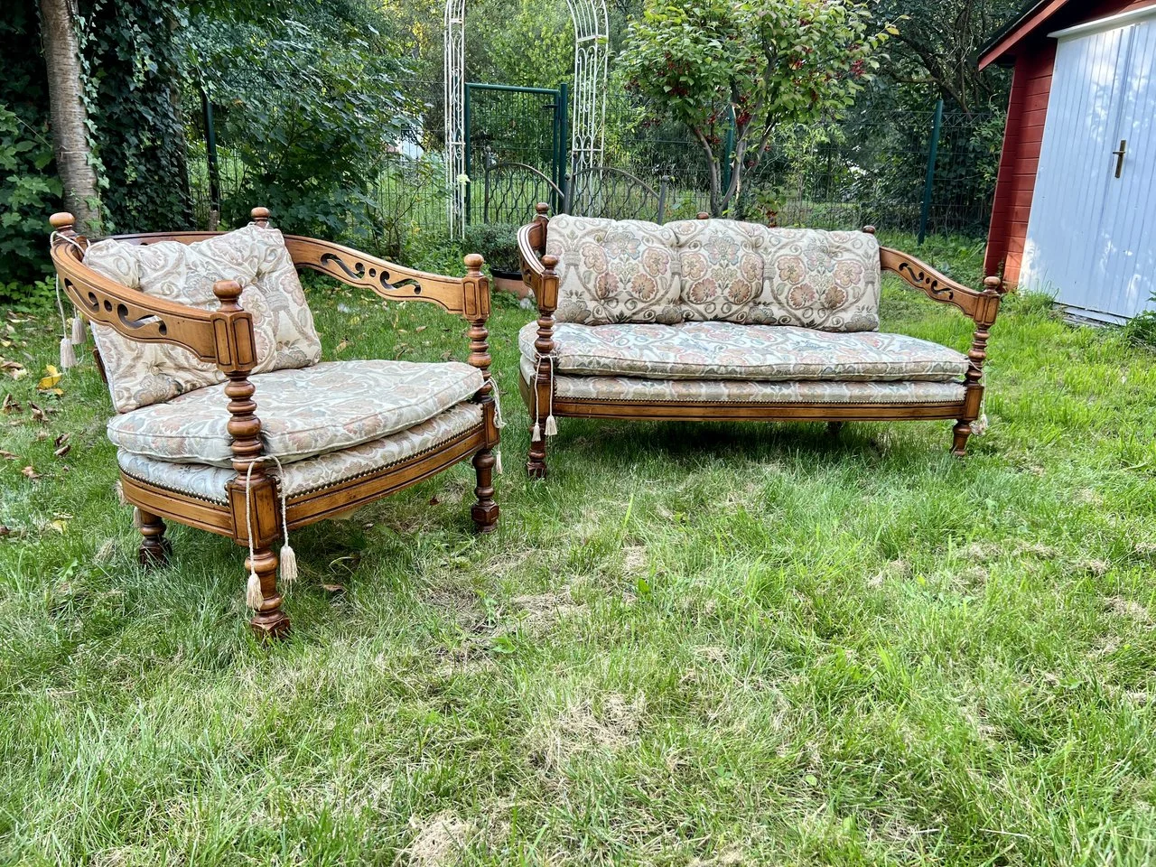 Giorgetti Gallery set met tweezitsbank en fauteuil